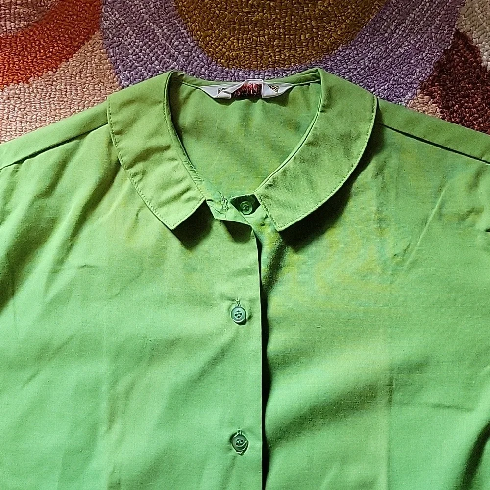 Vintage PermPress Green Top NWOT - Picture 15 of 15